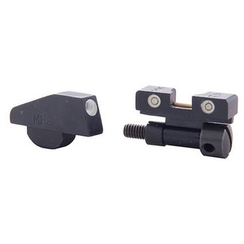 Meprolight USA 227713101 Tru-Dot Sight Set Adjustable Green Tritium/Black Frame Smith & Wesson K/L/N Frames,                                                                                            