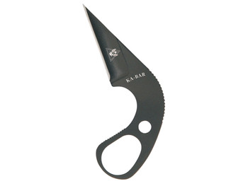 Ka-Bar 1478BP TDI Law Enforcement 1.63" Fixed Drop Point Plain Black 9Cr18MoV SS Blade & Handle, Includes Sheath
