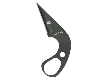 Ka-Bar 1478BP TDI Law Enforcement 1.63" Fixed Drop Point Plain Black 9Cr18MoV SS Blade & Handle, Includes Sheath