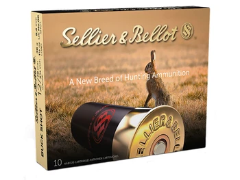 Sellier & Bellot SB12BSE Hunting 12Gauge 2.75" 12Pellets 1 1/4oz 00Buck Shot 10 Box/25 Case