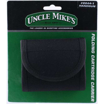 Uncle Mikes 8844 Folding Cartridge Carrier Handgun 12 Rounds Black Nylon UPC: 043699884414