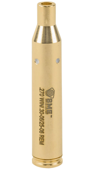 SME XSIBL2506 Sight-Rite Laser Bore Sighting System 25-06 Rem/270 Win/30-06 Springfield Brass Casing                                                                                                    