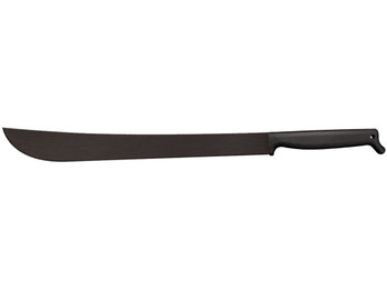 Cold Steel CS97TM21S Two Handed 21" Black Matte Anti Rust 65Mn Carbon Steel Blade, Black Polypropylene Handle 30" Long