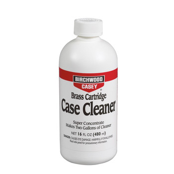 Birchwood Casey 33845 Brass Cartridge Case Cleaner 16 oz. Bottle UPC: 029057338454