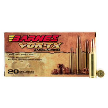 Barnes Vor-TX Hyper Velocity Centerfire Ammunition, 270 WSM, TSX Boat Tail, 140 Grain - 20 Cartridge Box ( 20 / 1 )