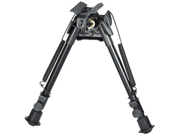 Champion Targets 40635 Pivot Bipod 6-9" W/Cant & Traverse Black Metal