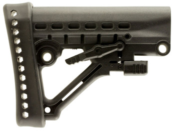 Archangel AA120 Heavy Duty Black Synthetic, 6 Position, Fits AR-Platform with Commercial Tube