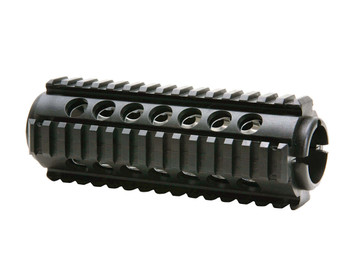 ProMag PM242 Quad Rail Handguard 2-Piece Polymer w/Aluminum Heat Shield Insert Black AR-15 Carbine
