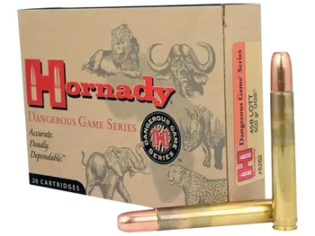 Hornady 8262 Dangerous Game 458Lott 500gr Dangerous Game Solid 20 Per Box/6 Case