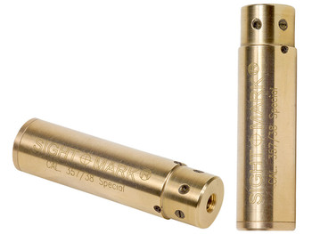Sightmark SM39018 Boresight Red Laser for 38 Special/357 Mag Brass Includes Battery Pack & Carrying Case