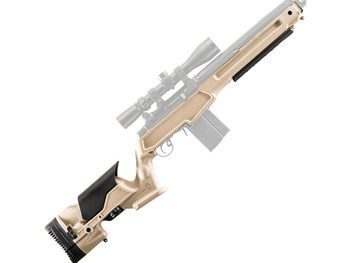 Archangel AAM1ADT Precision Stock Desert Tan Synthetic Fixed with Adjustable Cheek Riser for Springfield M1A, M14