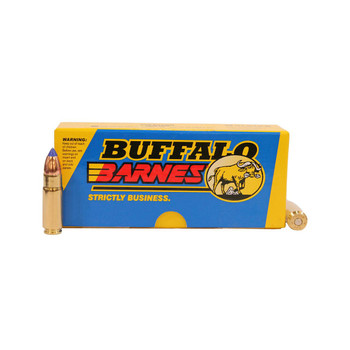 Buffalo Bore Ammunition 47A20 Hunting  Sniping Strictly Business 458 SOCOM 300 gr Barnes Tipped TSX Lead Free 20 Per Box 12 UPC: 651815458014