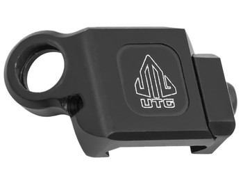 UTG TLSWPM01 Angled QD Sling Swivel Adaptor Picatinny Black Aluminum