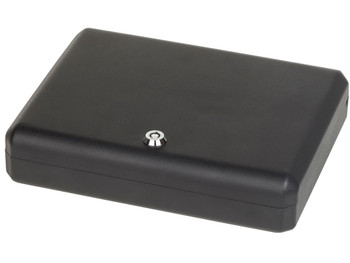 Bulldog BD1128 Pesonal Vault Large Key Entry Black Steel Holds 1 Handgun 11" H x 8.50" W x 2.25" D