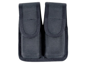 Blackhawk 44A000BK Double Mag Pouch Black Cordura Compatible w/Single Stack/9mm/40/45