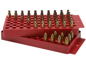 MTM Case-Gard LT150M30 Universal Loading Tray Red Multi-Caliber Plastic 50rd