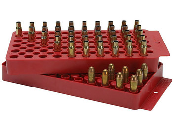 MTM Case-Gard LT150M30 Universal Loading Tray Red Multi-Caliber Plastic 50rd