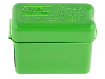 MTM Case-Gard RM2010 Ammo Box Belt Style Multi Caliber Green Polypropylene 20rd
