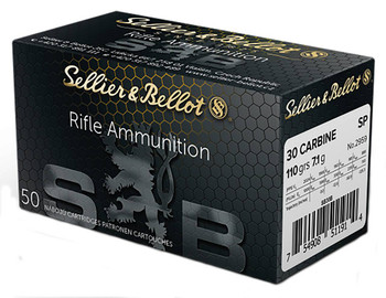 RIFLE 30 CARBINE 110GR SP 50/BX UPC: 754908511914