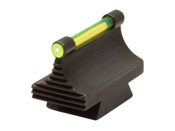 TruGlo TGTG95530RG Front Sight Green Front Fiber Optic/Black Frame 3/8" Dovetail, .530" High