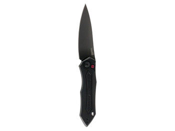 Kershaw 7800BLK Launch 6 3.75" Folding Drop Point Plain Black DLC CPM 154 SS Blade Black Anodized Aluminum Handle Includes Pocket Clip