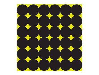 Birchwood Casey 34115 Shoot-N-C Pasters Black Adhesive Paper 1" 12 PK