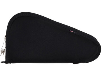 Allen 7413 Locking Handgun Case Black Endura, YKK Zippers & Foam Padding Includes 2 Keys 13" L
