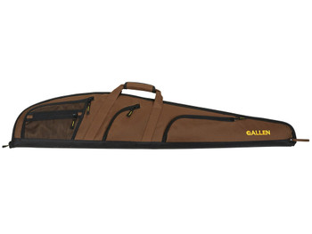 Allen 99452 Daytona Shotgun Case 52" Mocha Brown Endura w/ Black Trim Adjustable Sling, 4 Pockets & Easy Clean Lining