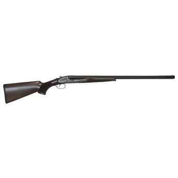 CZUSA 06401 SharpTail  12 Gauge 3 2rd 28 Black Hard Chrome Side by Side Barrel Color Case Hardened Metal Finish Turkish Walnut Stock Includes 5 Chokes UPC: 806703064017