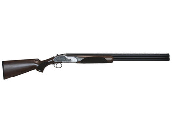 CZ-USA 06456 WingShooter Elite 20 Gauge 3" 2rd 28" Gloss Black Chrome Barrel, Engraved Satin-Gloss Chrome Metal Finish, Turkish Walnut Stock Includes 5 Chokes