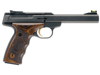 Browning 051428490 Buck Mark Plus UDX *CA Compliant 22 LR 10+1 5.50" Matte Black Slab Side Barrel, Matte Black Serrated Slide & Aluminum Frame, Finger Groove Laminate Grip