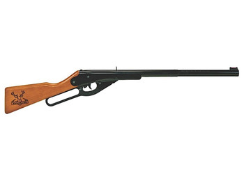 Daisy 2105 Buck Youth Air 177 400rd Shot Black Black Receiver Stained Hardwood
