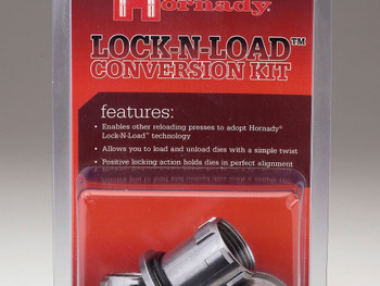 Hornady 044099 Lock-N-Load Conversion Kit Silver Multi Caliber Steel