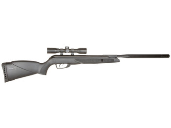 Gamo 6110067854 Wildcat Whisper Air Rifle Gas Piston 177 1rd Shot Black Black Receiver Black Molded All Weather Stock Scope 4x32mm