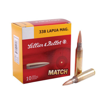 RIFLE .338 LAPUA MAG HPBT 250GR 10/BX UPC: 754908511747