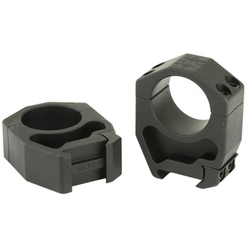 Seekins Precision 0010620018 Scope Rings  Matte Black 30mm AR High UPC: 811452025097