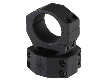 Seekins Precision 0010620018 Scope Rings Matte Black 30mm AR High