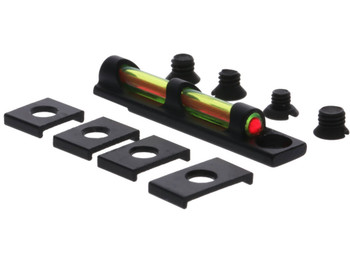 TruGlo TG-TG949D Tru-Bead Universal Green Outside w/Red Center Fiber Optic Front Sight w/.120" Fiber Diameter Black Frame for Shotguns