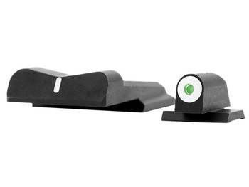 XS Sights SW0019S3 DXW Big Dot Night Sights-Smith & Wesson Black | Green Tritium White Outline Front Sight White Stripe Rear Sight