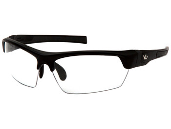 Pyramex VGSB310T Venture Gear Tensaw Adult Clear Lens Anti-Fog/Anti-Scratch Polycarbonate Black Frame
