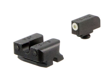 TruGlo TG231W3W Tritium Pro Black | Green Tritium White Outline Front Sight Green Tritium Rear Sight
