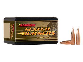 Barnes Bullets 30381 Match Burners 30Cal 155gr Match Burners Boat Tail 100/Box