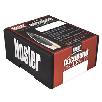 Nosler 58943 AccuBond Long Range 6.5 Creedmoor .264 129 gr Spitzer Point 100 Per Box UPC: 054041589437