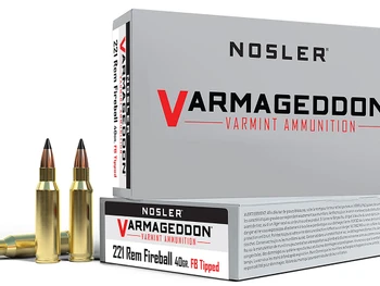 Nosler 65125 Varmageddon 221RemFireball 40gr Flat Base Tipped 20 Per Box/20 Case