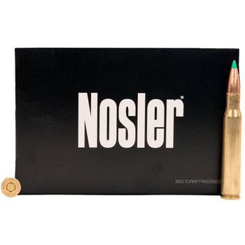 Nosler Ballistic Tip Hyper Velocity Centerfire Ammunition, 30-30 Winchester, Round Nose Ballistic Tip, 125 Grain - 20 Cartridge Box ( 20 / 1 )