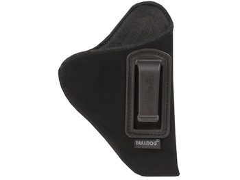 Bulldog DIP20 Deluxe IWB Black Suede Like Belt Clip Fits Glock 42/43/Ruger LC9/2-3" Barrel Right Hand
