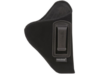 Bulldog DIP20 Deluxe IWB Black Suede Like Belt Clip Fits Glock 42/43/Ruger LC9/2-3" Barrel Right Hand
