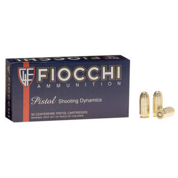 Fiocchi Heritage Subsonic Centerfire Ammunition, 9 x 18mm Makarov, Full Metal Jacket, 95 Grain - 50 Cartridge Box ( 50 / 1 )