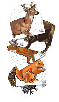 Umarex USA 2218076 Paper Targets  Animals Hanging Heavy Paper Air Rifle MultiColor 100 UPC: 723364180767