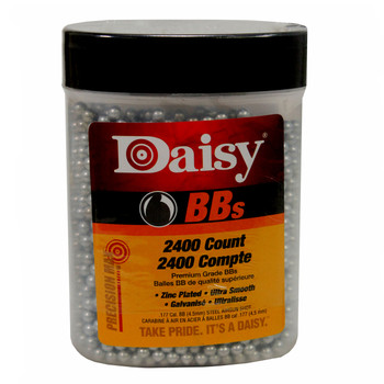 Daisy 24 PrecisionMax Premium 177 Zinc Plated Steel 2400 Per Bottle UPC: 039256200247